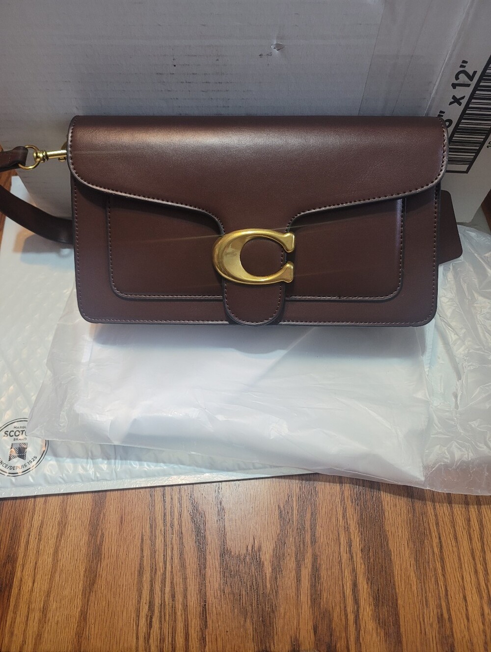 Chocolate crossbody bag ( the unbranded brand)